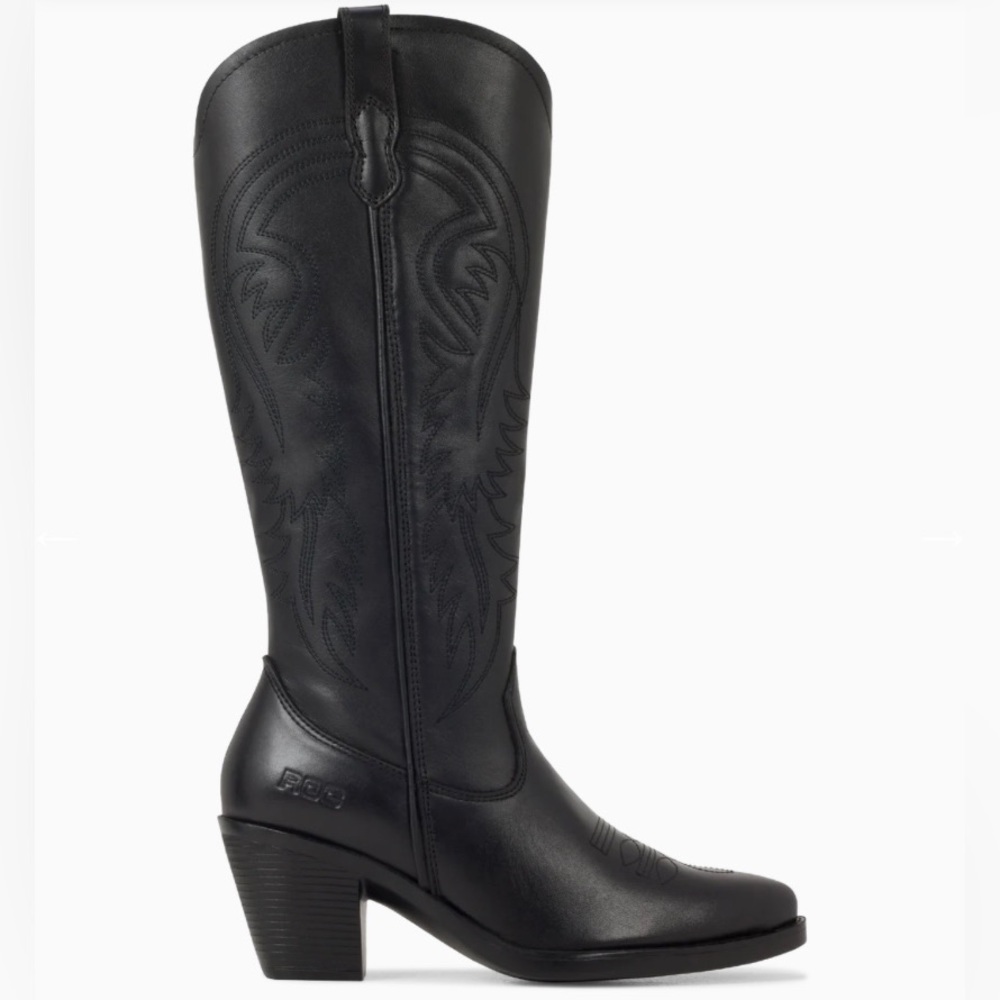 LEATHER COWBOY BOOTS. BRAND: ROC BOOTS AUSTRALIA GALVESTON